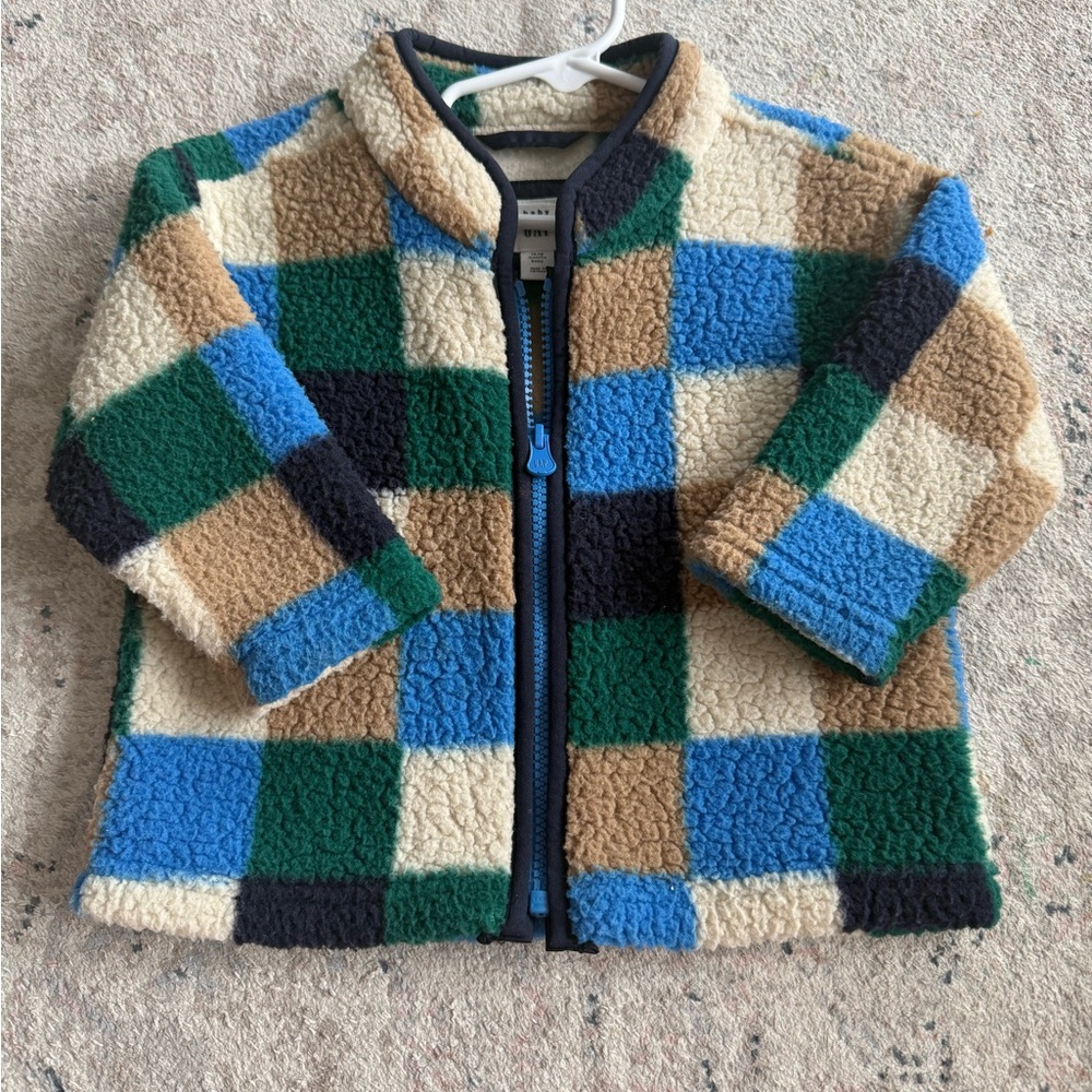 GAP Multicolor Fleece Jacket toddler size 12-18 months